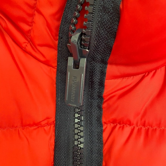 Burberry Reversible Color Block Nylon Down Puffer - Picture 5 of 8